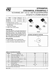 DataSheet STP55NF03L pdf